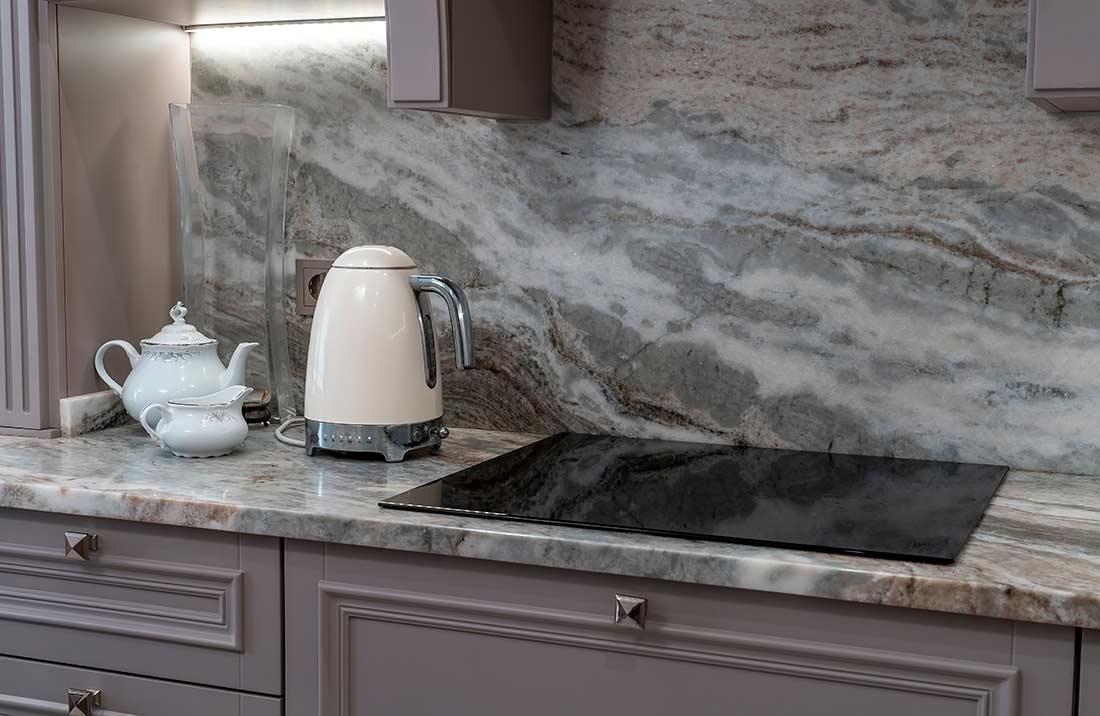Gray backsplash – design and protection at its best